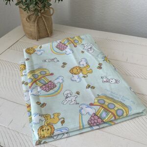 Preicous Moments Noah's Ark Childrens‎ Bible 2007 Fabric 32x43" Animals Pastel